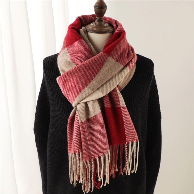 Fashion Winter Warm Shawl Scarf for Women Design Plaid Neckerchief Bandana Cashmere Scarves Lady Pashmina Bufanda Poncho Wraps
Fashion Winter Warm Shawl Scarf for Women Design Plaid Neckerchief Bandana Cashmere Scarves Lady Pashmina Bufanda Poncho Wraps