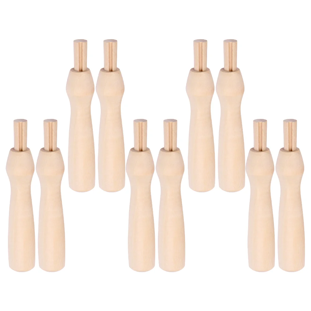 10 Pcs Poke Wooden Handle Punch Tool Handles Needle Embroidery Kit Poking Felting Supplies
10 Pcs Poke Wooden Handle Punch Tool Handles Needle Embroidery Kit Poking Felting Supplies