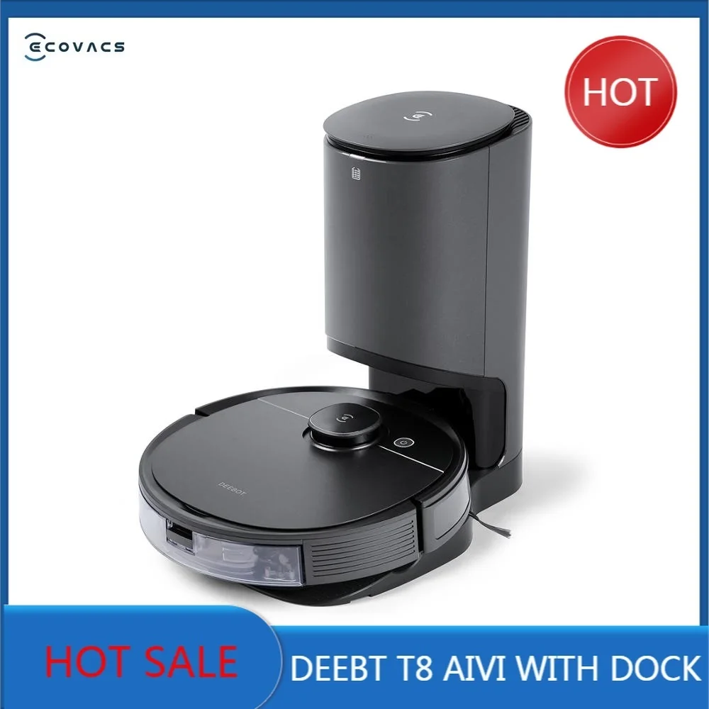 2022 ECOVACS DEEBOT OZMO T8AIVI With Dock Sweeping And Mopping Robot Vacuum Cleaner For Home APP Remote Control Speaking English
2022 ECOVACS DEEBOT OZMO T8AIVI With Dock Sweeping And Mopping Robot Vacuum Cleaner For Home APP Remote Control Speaking English