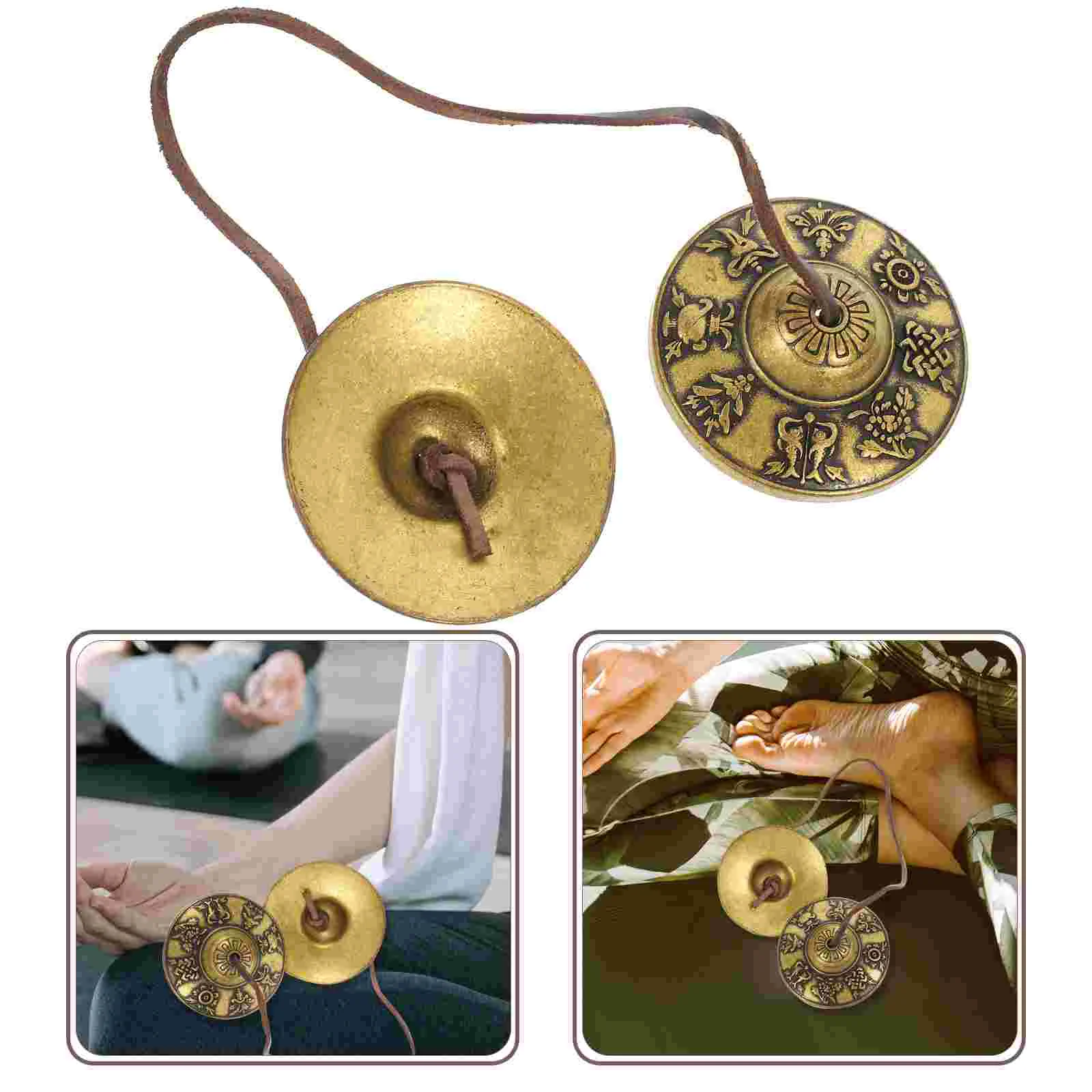 Copper Finger Cymbals Religious Percussion Instrument Tibetan Bells Yoga Handmade Meditation Buddhism
Copper Finger Cymbals Religious Percussion Instrument Tibetan Bells Yoga Handmade Meditation Buddhism
