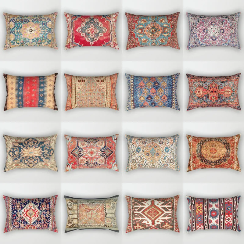 Moroccan Style Double-Sided Pillowcase 30*50cm Rectangular Short Velvet Sofa Waist Pillow Case Home Decor Bohemia Cushion Cover
Moroccan Style Double-Sided Pillowcase 30*50cm Rectangular Short Velvet Sofa Waist Pillow Case Home Decor Bohemia Cushion Cover