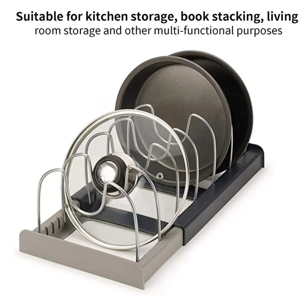 New Pan Pot Lid Organizer Expandable Scalable Dividers Accessories Storage Tools Cabinet Kitchen Stand Pan Organizer Rack K8d1
New Pan Pot Lid Organizer Expandable Scalable Dividers Accessories Storage Tools Cabinet Kitchen Stand Pan Organizer Rack K8d1