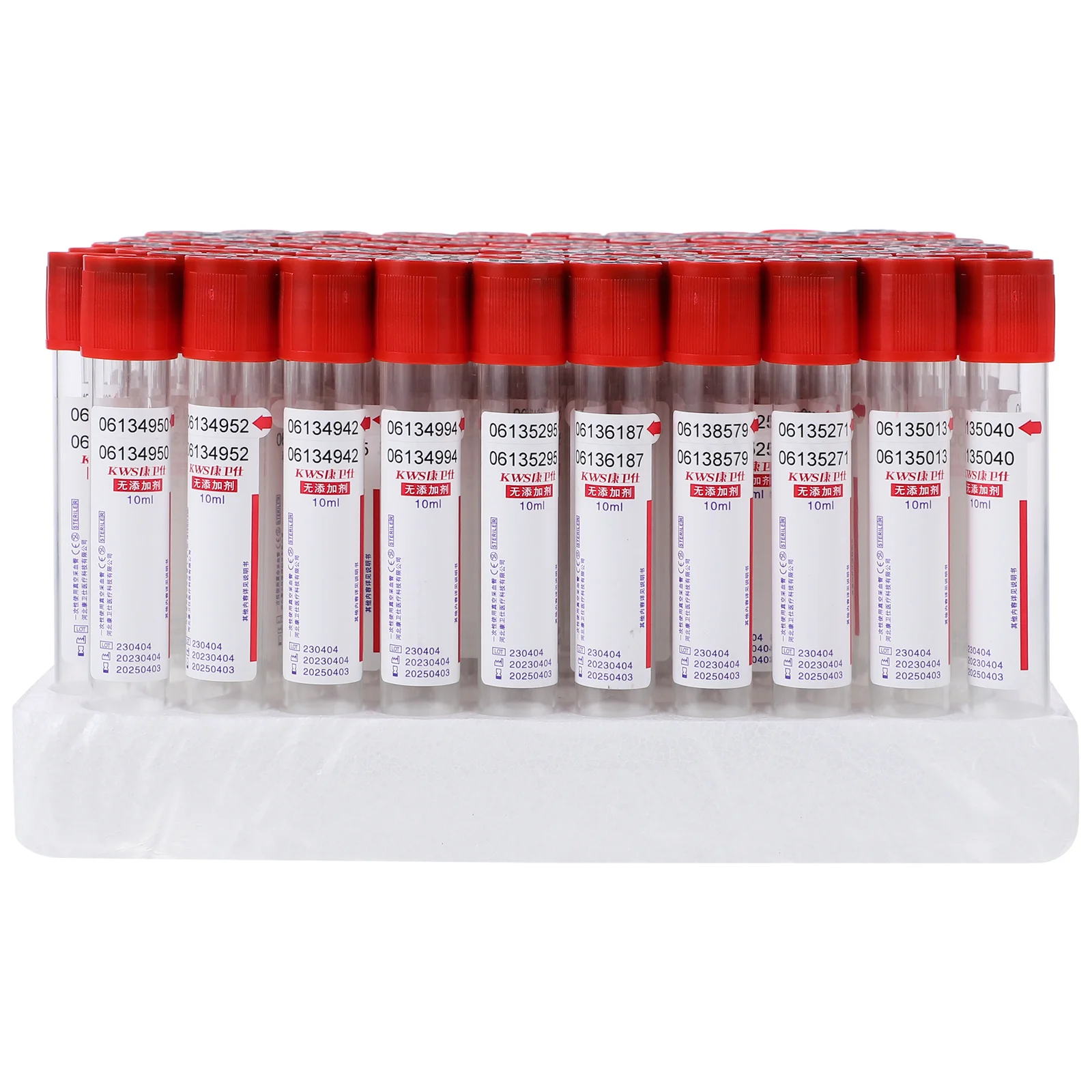 100 Pcs 10ml Blood Collection Tube Disposable Test Tubes Cover Negative Pressure Collector Lid Collecting Glass
100 Pcs 10ml Blood Collection Tube Disposable Test Tubes Cover Negative Pressure Collector Lid Collecting Glass