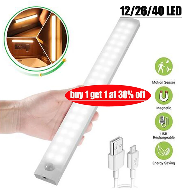 LED PIR Motion Sensor Light Strip USB Night Light Intelligent Human Body Induction Light Bar Wireless Cabinet Closet Lamp
LED PIR Motion Sensor Light Strip USB Night Light Intelligent Human Body Induction Light Bar Wireless Cabinet Closet Lamp