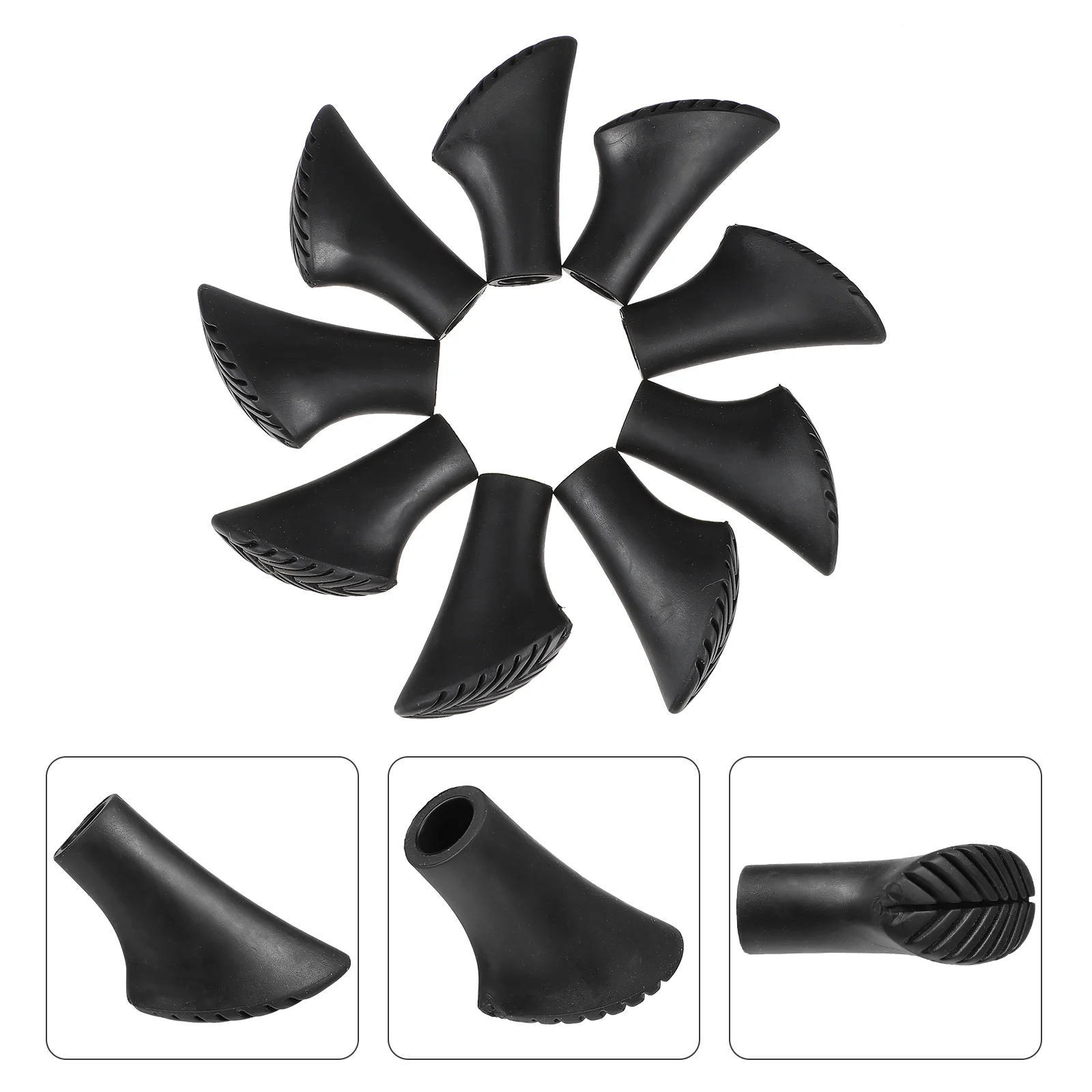 16 Pcs Trekking Pole Tip Set Hiking Poles Head Cover Walking Stick Protectors Thickened Feet
16 Pcs Trekking Pole Tip Set Hiking Poles Head Cover Walking Stick Protectors Thickened Feet