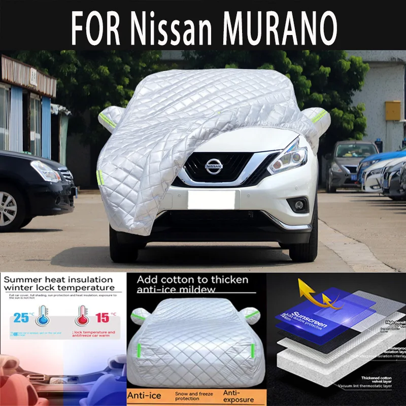 For Nissan MURANO auto hail proof protective cover,snow cover,sunshade,waterproof anddustproof external car accessories
For Nissan MURANO auto hail proof protective cover,snow cover,sunshade,waterproof anddustproof external car accessories