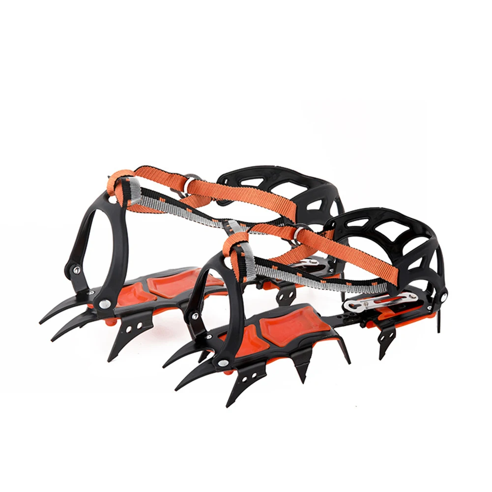 Outdoor 12-Tooth Anti-Skid Crampons Mountaineering Ice Climbing Ice Fishing Free To Adjust To The Length Outdoor Crampons
Outdoor 12-Tooth Anti-Skid Crampons Mountaineering Ice Climbing Ice Fishing Free To Adjust To The Length Outdoor Crampons