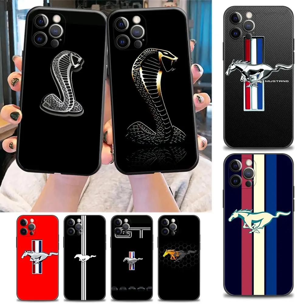 Luxury Phone Case for iPhone 11 12 13 Pro Max 7 8 SE XR XS Max 5 5s 6 6s Plus Case Soft Silicone Cover Luxury Mustang Car Logo
Luxury Phone Case for iPhone 11 12 13 Pro Max 7 8 SE XR XS Max 5 5s 6 6s Plus Case Soft Silicone Cover Luxury Mustang Car Logo