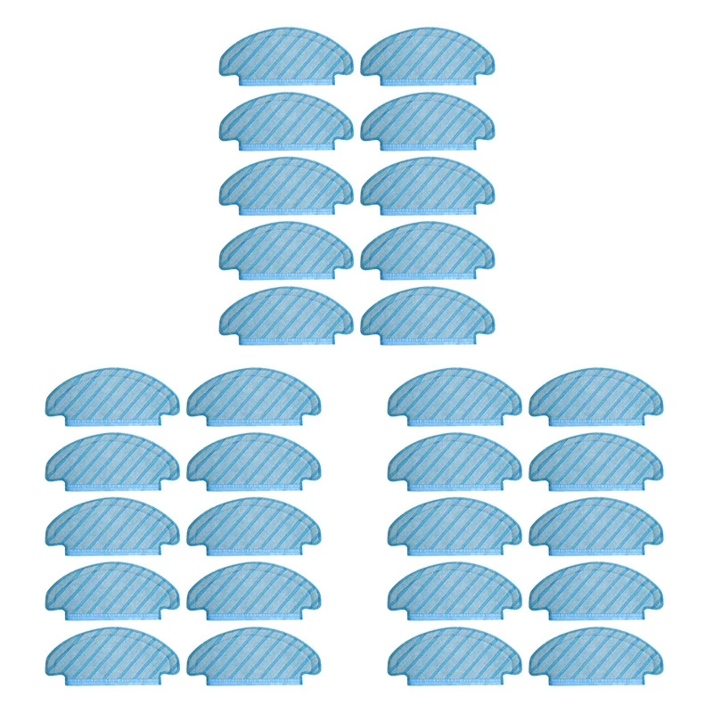 30 шт., тряпки для мытья полов Ecovacs Deebot T8 
30 шт., тряпки для мытья полов Ecovacs Deebot T8