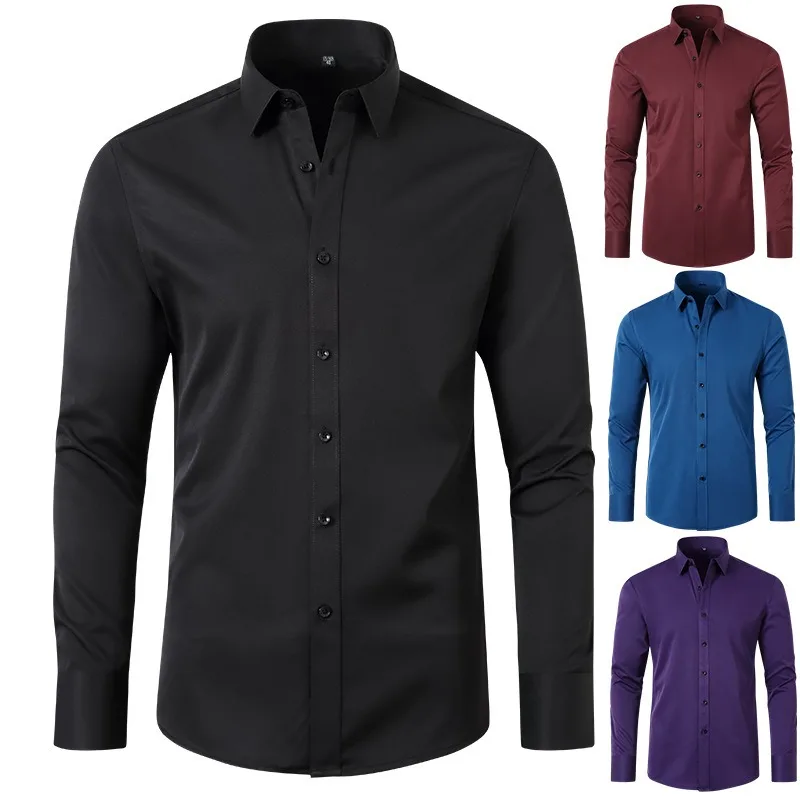 Solid Color Non-iron Shirt for Teenagers Leisurely and Comfortable Everyday Shirts
Solid Color Non-iron Shirt for Teenagers Leisurely and Comfortable Everyday Shirts
