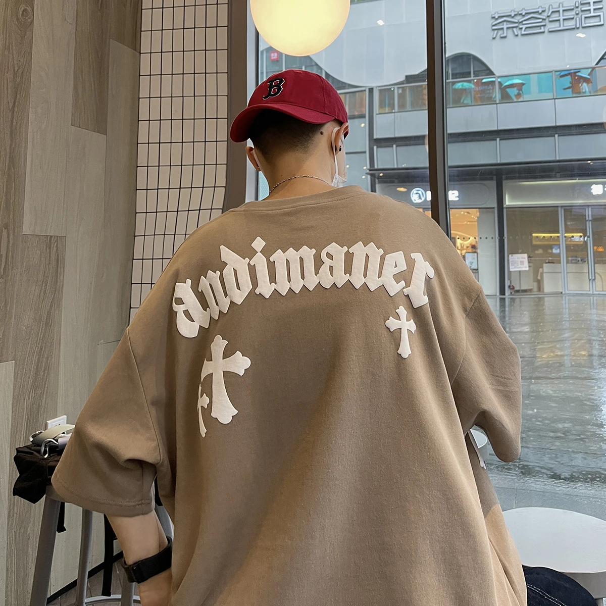 New Arrival Letter Cross Print Women's Oversize Boyfriend Style Streetwear Tees Unisex Men College Hip Hop Dance T-Shirt Couple
New Arrival Letter Cross Print Women's Oversize Boyfriend Style Streetwear Tees Unisex Men College Hip Hop Dance T-Shirt Couple