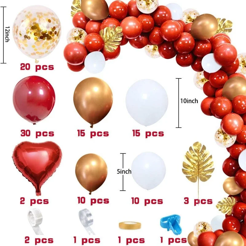 Balloon Garland Arch Kit Latex Love Wedding Birthstone Gold Red Decorative Party Baby Shower Decorative Balloon Accessories
Balloon Garland Arch Kit Latex Love Wedding Birthstone Gold Red Decorative Party Baby Shower Decorative Balloon Accessories