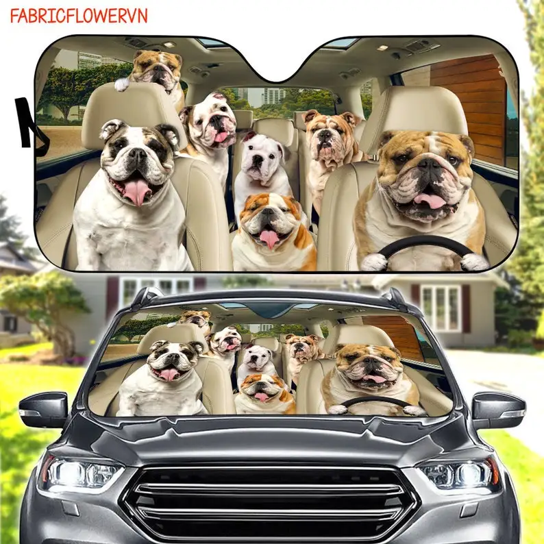 English Bulldog Car Sunshade, English Bulldog Car Decoration, Dog Windshield, Dog Lovers Gift, Dog Car Sunshade, Gift For Mom, G
English Bulldog Car Sunshade, English Bulldog Car Decoration, Dog Windshield, Dog Lovers Gift, Dog Car Sunshade, Gift For Mom, G