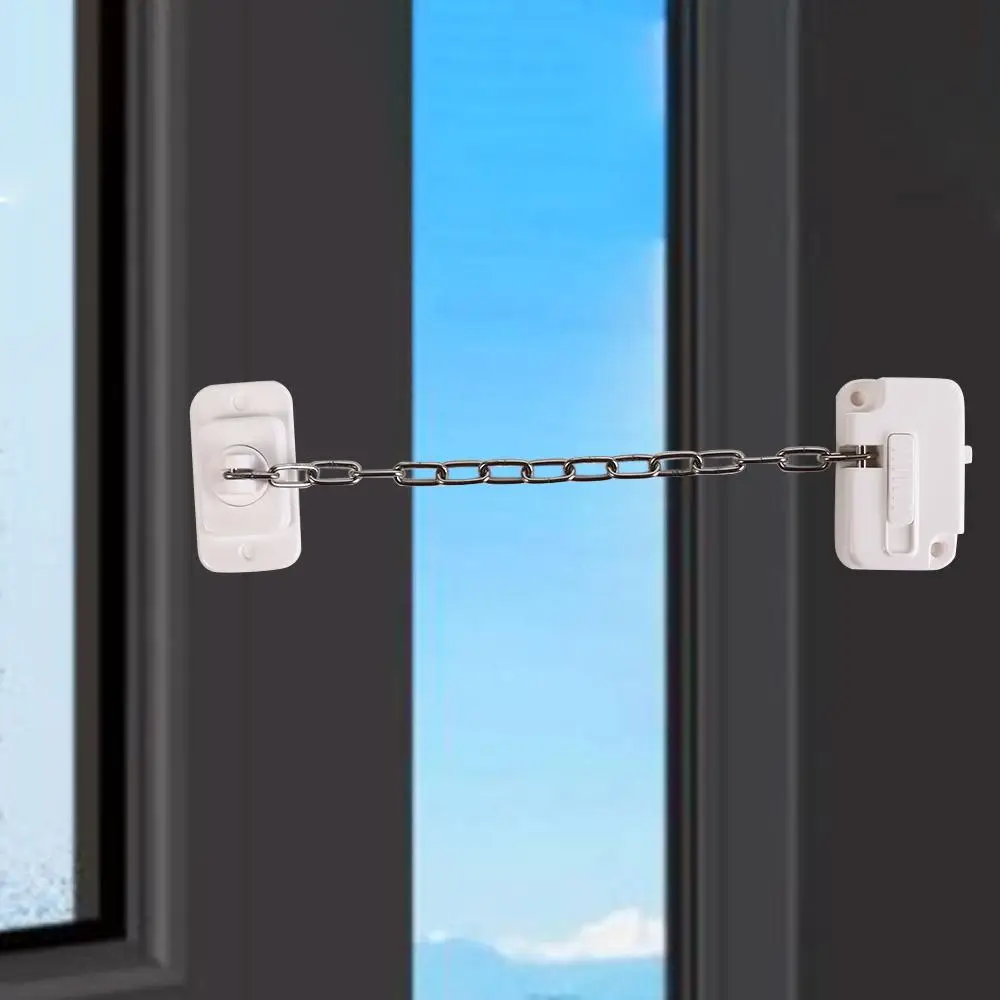 Регулируемый защитный замок для окон, самоклеящаяся цепочка для оконной рамы из АБС-пластика, прочный оконный ограничитель без сверления
Регулируемый защитный замок для окон, самоклеящаяся цепочка для оконной рамы из АБС-пластика, прочный оконный ограничитель без сверления