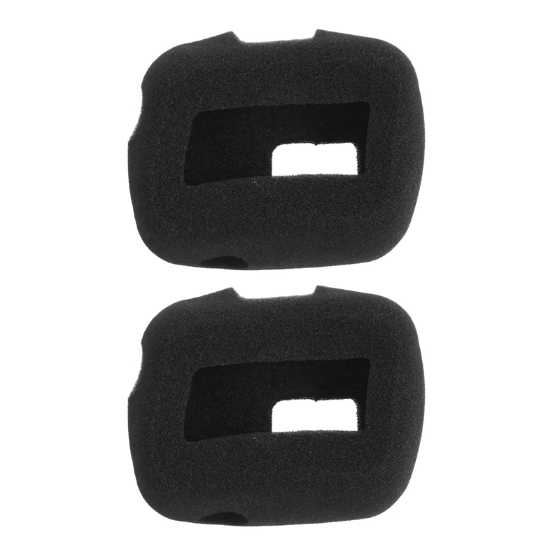 

2X Wind Slayer Foam Windshield Windscreen Housing Case For Gopro Hero 5 6 (2018) Black Camera, Sponge Windproof Cap