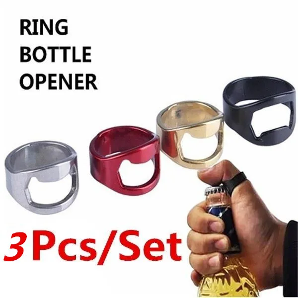 3PCS/set Stainless Steel Ring Opener, Creative Finger Ring Opener, Bar Opener(color Random)
3PCS/set Stainless Steel Ring Opener, Creative Finger Ring Opener, Bar Opener(color Random)