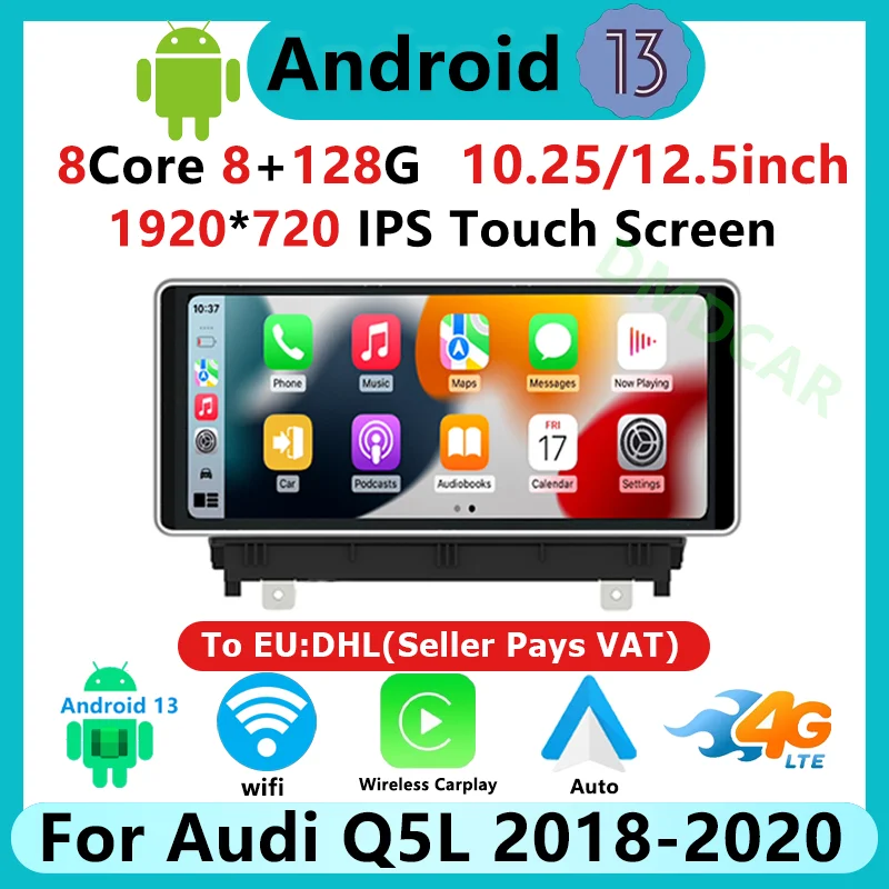 Factory Price 12.5" Android13 AUTO Apple Carplay For 2017 AUDI Q5 Q5L 08-21 Car Video Players GPS Navigation Central Multimedia
Factory Price 12.5" Android13 AUTO Apple Carplay For 2017 AUDI Q5 Q5L 08-21 Car Video Players GPS Navigation Central Multimedia
