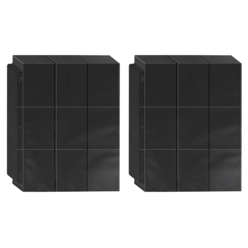 100X 900 Pockets Trading Card Sleeves Binder, Baseball Card Binder Sleeves Fit For 3 Ring Binder Card Holder Protector
100X 900 Pockets Trading Card Sleeves Binder, Baseball Card Binder Sleeves Fit For 3 Ring Binder Card Holder Protector