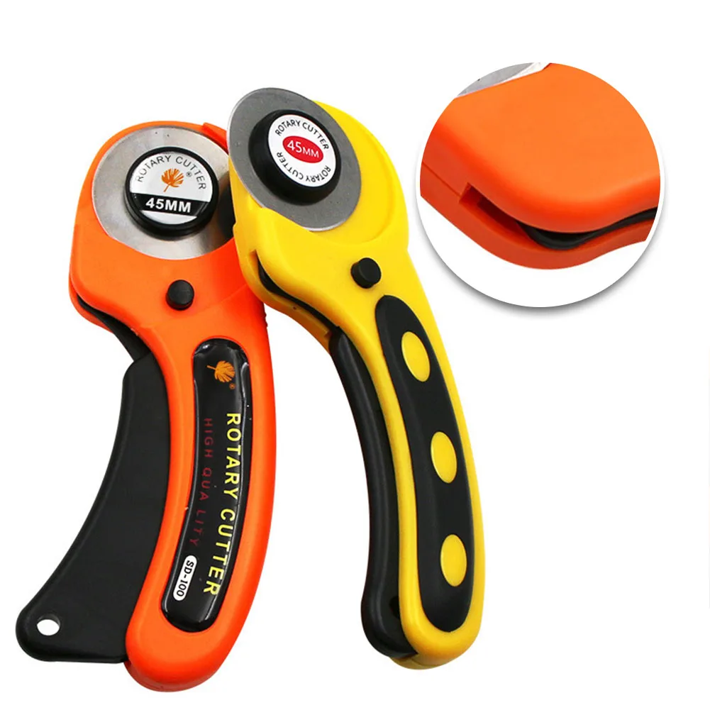 Leather Craft 45mm Rotary Cutter Leather Cutting Fabric Cutter Circular Blade DIY Patchwork Sewing Quilting For Leather Tool
Leather Craft 45mm Rotary Cutter Leather Cutting Fabric Cutter Circular Blade DIY Patchwork Sewing Quilting For Leather Tool