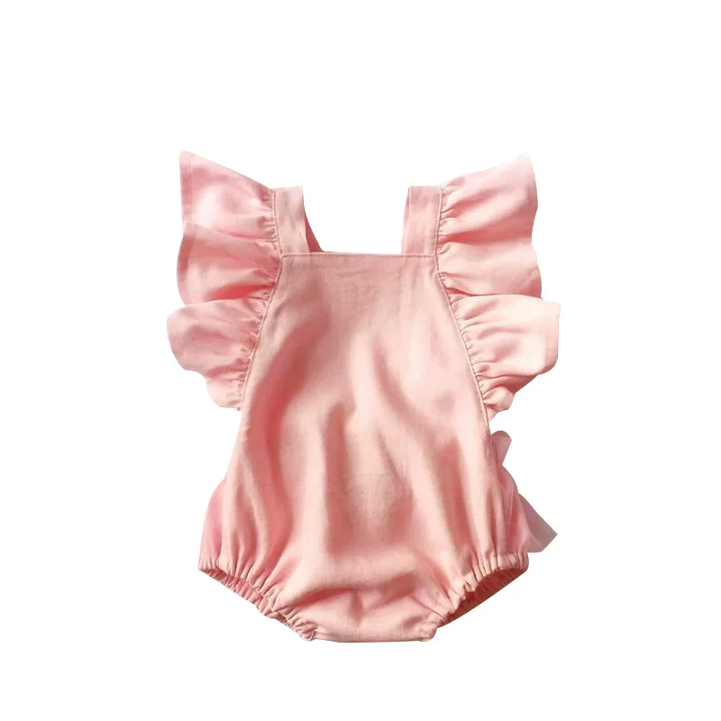 2022 Rompers Summer Children Girls O-neck Collar Short Sleeve Covered Button Simple Fashion Casual Soft Summer Kids Girls
2022 Rompers Summer Children Girls O-neck Collar Short Sleeve Covered Button Simple Fashion Casual Soft Summer Kids Girls