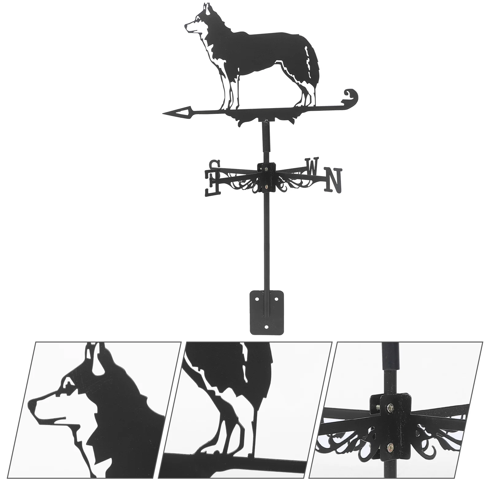 Yard Weather Vane Roof Decor Vanes Wind Direction Indicator Garden Decoration Stainless Steel Lawn Metal
Yard Weather Vane Roof Decor Vanes Wind Direction Indicator Garden Decoration Stainless Steel Lawn Metal