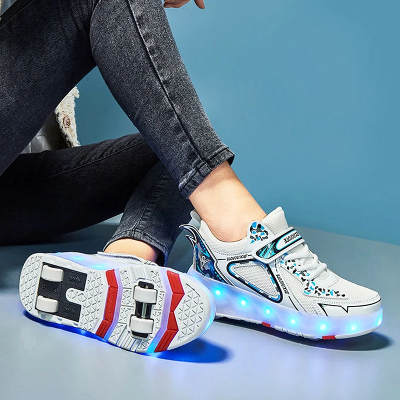 Roller Skates Four Wheels Children Shoes 2022 Fashion Girls Boys Kids Baby Led Light Sport Casual Boot Running Skating Sneaker
Roller Skates Four Wheels Children Shoes 2022 Fashion Girls Boys Kids Baby Led Light Sport Casual Boot Running Skating Sneaker