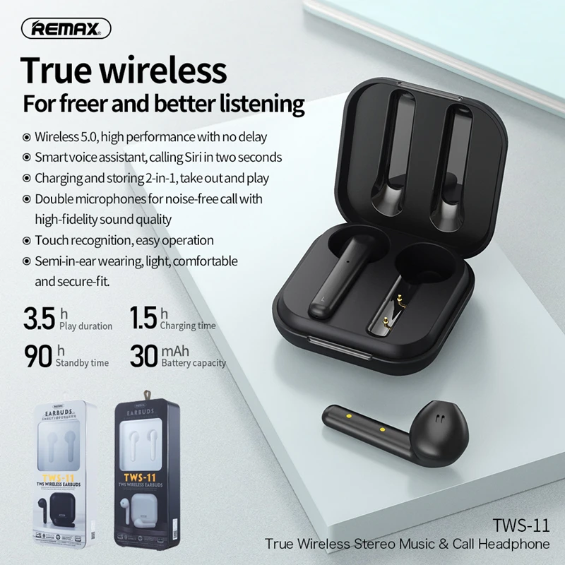 Remax Bluetooth 5.0 Wireless Stereo Music earphones with Storage Box Sport earphones Free Shipping
Remax Bluetooth 5.0 Wireless Stereo Music earphones with Storage Box Sport earphones Free Shipping