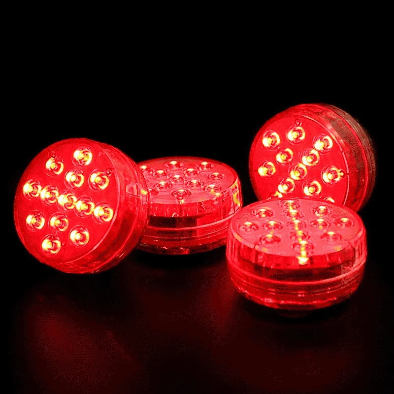 IP68 Waterproof 13 LEDs Underwater Light 16 Colors RGB Swimming Pool Light 21 Key RF Remote Control Pond Vase Submersible Lights
IP68 Waterproof 13 LEDs Underwater Light 16 Colors RGB Swimming Pool Light 21 Key RF Remote Control Pond Vase Submersible Lights