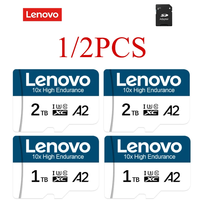 1/2PCS 2TB Lenovo A2 Micro TF SD Cards 1TB Class10 U3 SD Memory Card 128GB Waterproof Mini TF Card For Camera Nintendo Switch
1/2PCS 2TB Lenovo A2 Micro TF SD Cards 1TB Class10 U3 SD Memory Card 128GB Waterproof Mini TF Card For Camera Nintendo Switch