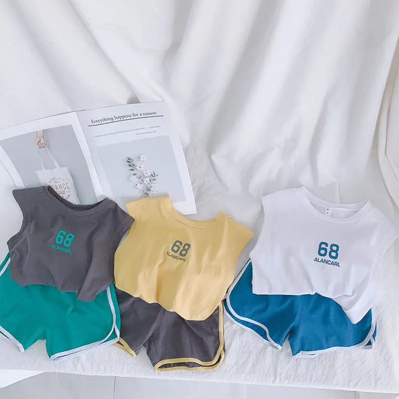 Baby Girl Summer Short-Sleeved Suit Boys Cotton Children'S T-Shirt Shorts Children'S Two-Piece Sports Summer Clothes
Baby Girl Summer Short-Sleeved Suit Boys Cotton Children'S T-Shirt Shorts Children'S Two-Piece Sports Summer Clothes