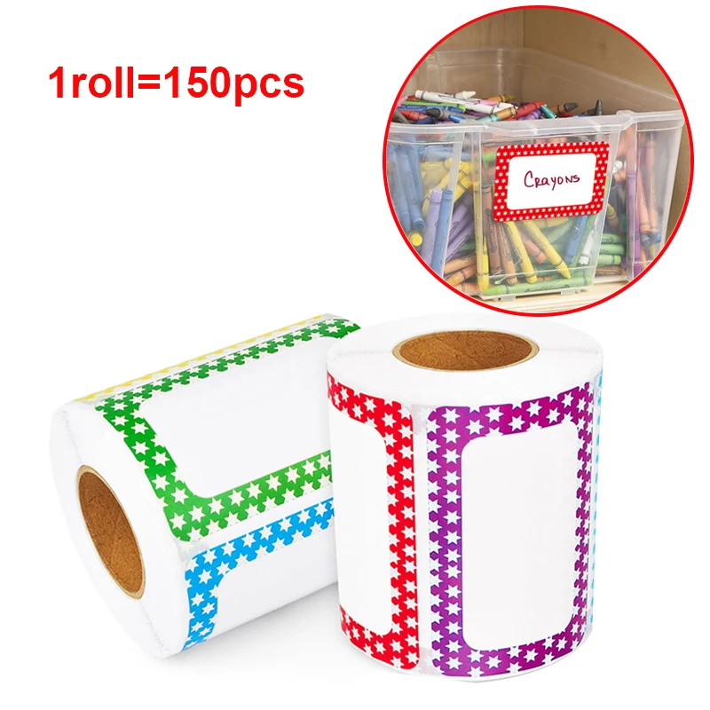 150Pcs/roll Colorful Plain Name Stickers Name Tags Stick On for Kids Wall Desk Stickers 1Roll
150Pcs/roll Colorful Plain Name Stickers Name Tags Stick On for Kids Wall Desk Stickers 1Roll
