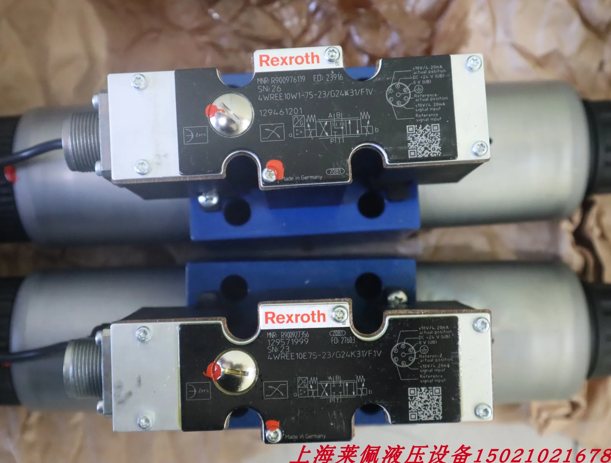 4WREE10W1-75-2X/G24K31/F1V R 900976119 Немецкий пропорциональный клапан Rexroth REXROTH