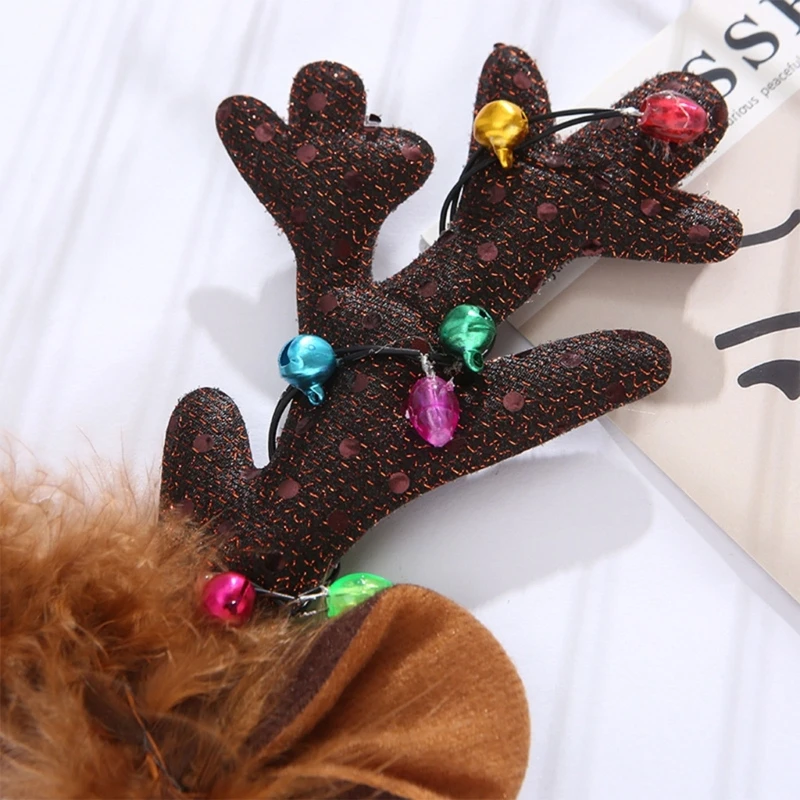 LED Hairpin Antler Headband New Year Decorations Headband Christmas Decor 
LED Hairpin Antler Headband New Year Decorations Headband Christmas Decor
