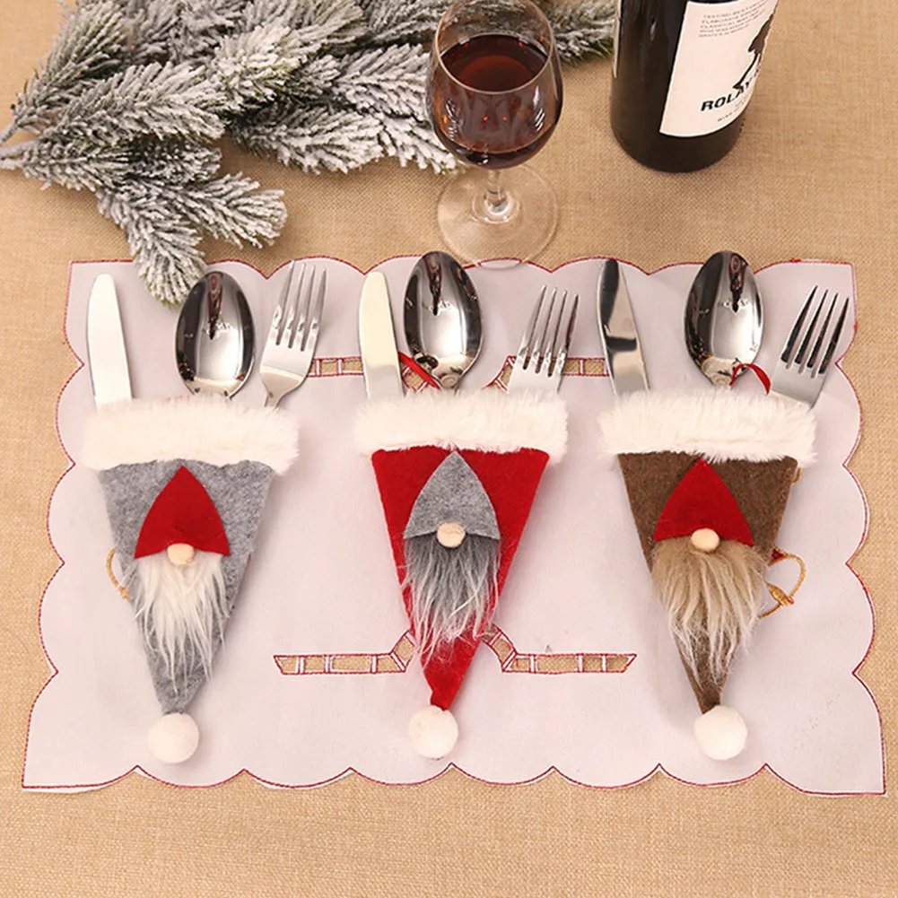 6PCS Santa Hat Christmas Cutlery Silverware Holders Dinner Table Decor Christmas Decor Home Decor Kitchen Decor 18.5cmx11cm
6PCS Santa Hat Christmas Cutlery Silverware Holders Dinner Table Decor Christmas Decor Home Decor Kitchen Decor 18.5cmx11cm