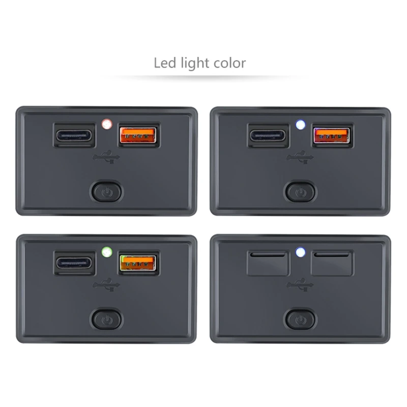 Dual USB Fast Charging For Car Charger Motorcycle Camper Charger Socket Adapter T3EF
Dual USB Fast Charging For Car Charger Motorcycle Camper Charger Socket Adapter T3EF