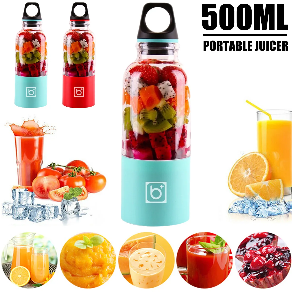 Портативная электрическая соковыжималка, блендер, мини-миксеры для фруктов с Usb, ручные соковыжималки, многофункциональная соковыжималка д...
Портативная электрическая соковыжималка, блендер, мини-миксеры для фруктов с Usb, ручные соковыжималки, многофункциональная соковыжималка д...