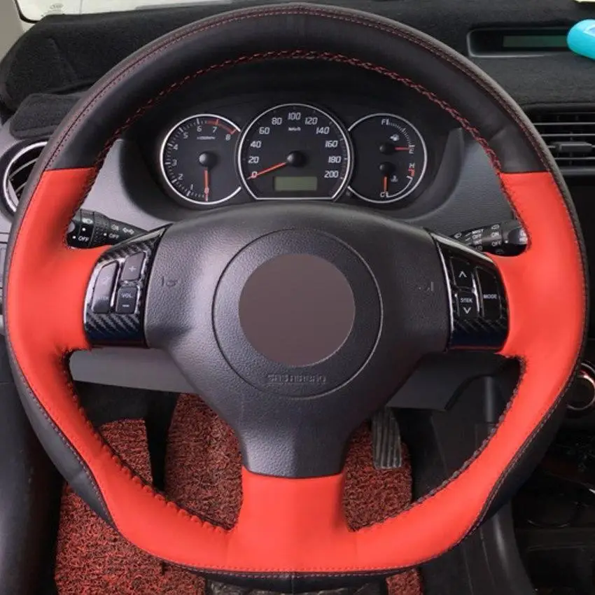 Сделай Сам, прошитая вручную, красная, черная, искусственная кожа для Suzuki Swift 2011 2012
Сделай Сам, прошитая вручную, красная, черная, искусственная кожа для Suzuki Swift 2011 2012