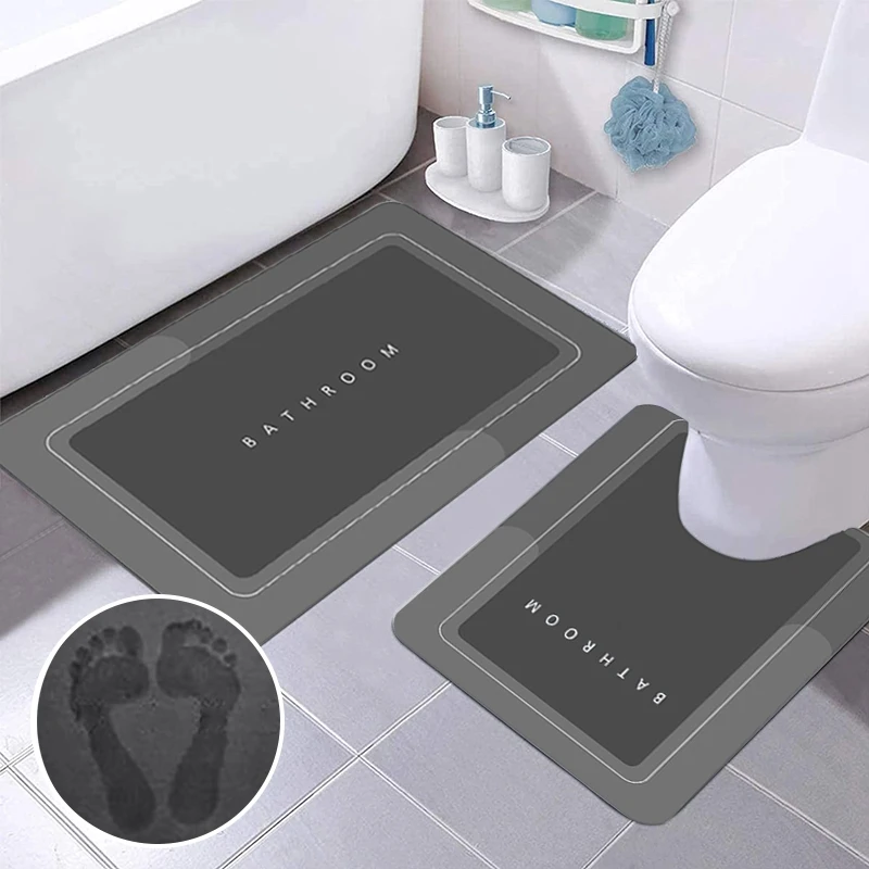 U-shaped Bath Mats Toilet Foot Pad Set Shower Room Floor Mats Anti Slip Bathroom Rugs Washable Carpet Home Entrance Doormat
U-shaped Bath Mats Toilet Foot Pad Set Shower Room Floor Mats Anti Slip Bathroom Rugs Washable Carpet Home Entrance Doormat