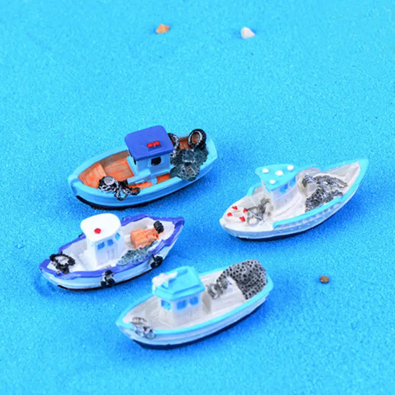 Miniature Mini Boat Model Fishing Ship Toy DIY Craft Home Tabletop Decor Gift Figurine Ornament DIY Micro Landscape Color Random
Miniature Mini Boat Model Fishing Ship Toy DIY Craft Home Tabletop Decor Gift Figurine Ornament DIY Micro Landscape Color Random