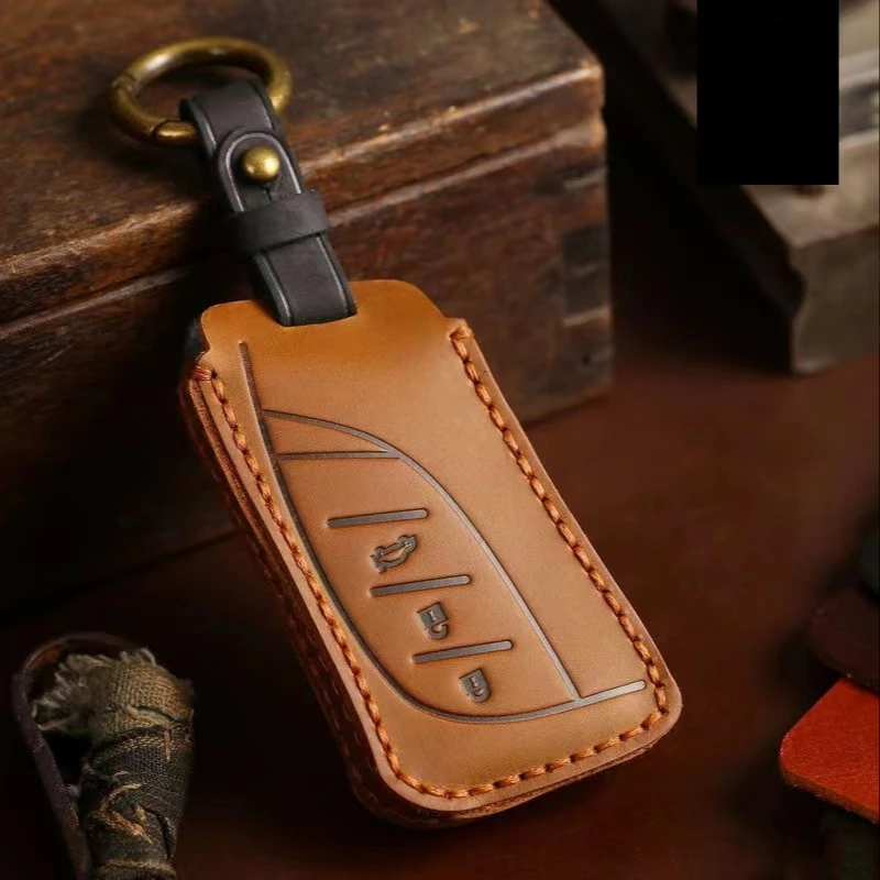 High Class Pure Hand-Made Crazy Horse Leather Car Key Bag For Lexus ES200 RX ES300 NX200 Lexus Car Accessories Gifts
High Class Pure Hand-Made Crazy Horse Leather Car Key Bag For Lexus ES200 RX ES300 NX200 Lexus Car Accessories Gifts