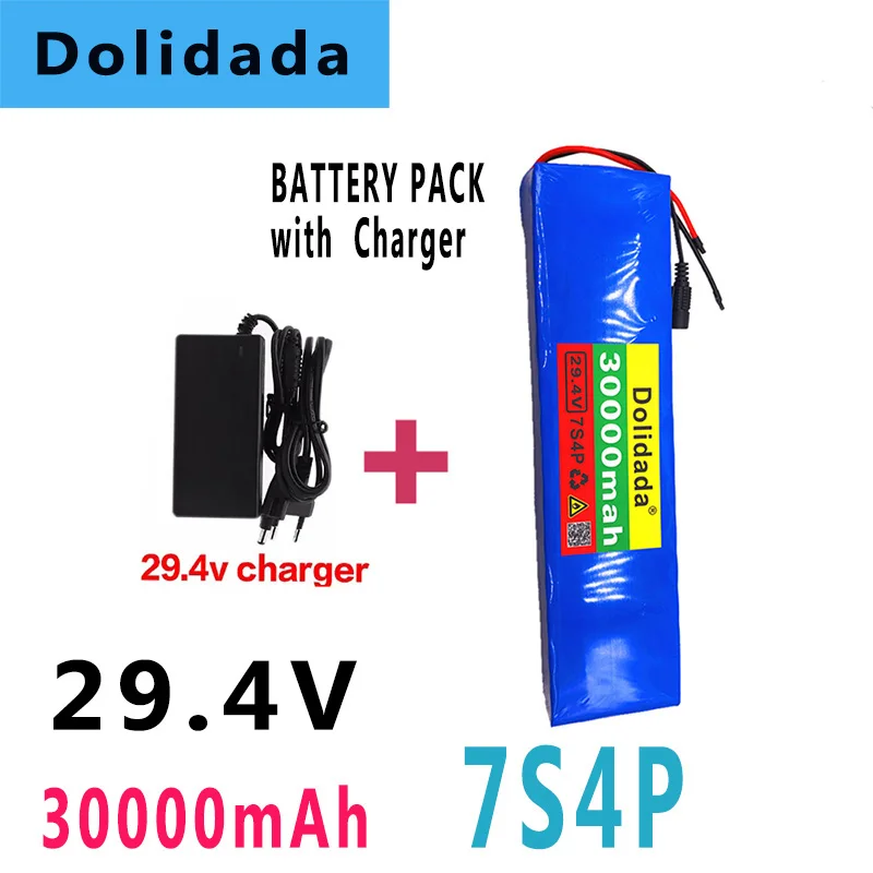 Original 7s4p 24v 30ah 29.4v for Lithium-ion Battery Pack Built-in Bms Electric Bike Unicycle Scooter +charger rechargeable 
Original 7s4p 24v 30ah 29.4v for Lithium-ion Battery Pack Built-in Bms Electric Bike Unicycle Scooter +charger rechargeable