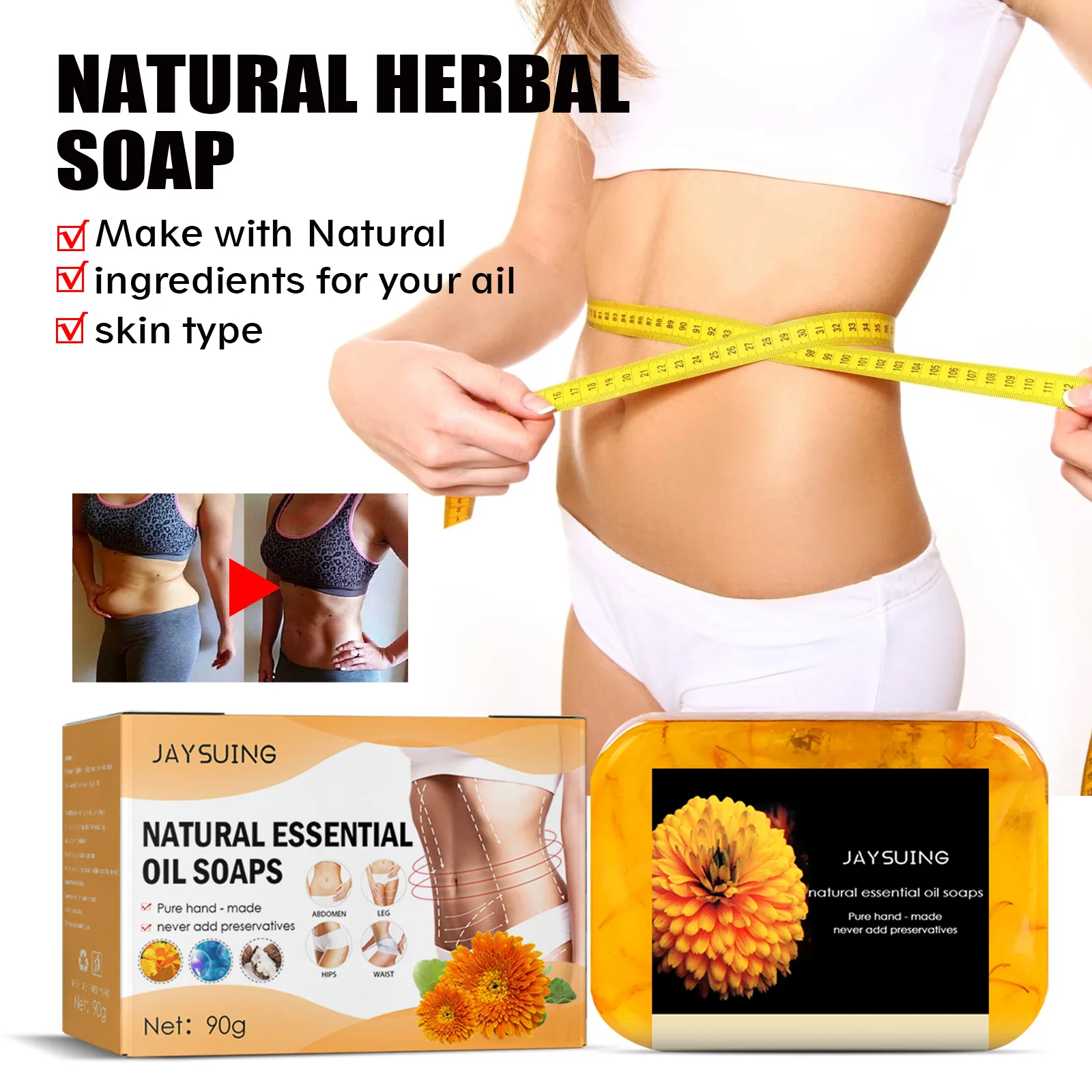 3pcs Body Cleansing Shaping Soap Firming Skin Slimming Belly Fat Legs Burning Lost Weight Refreshing Body Soap Bath Products
3pcs Body Cleansing Shaping Soap Firming Skin Slimming Belly Fat Legs Burning Lost Weight Refreshing Body Soap Bath Products