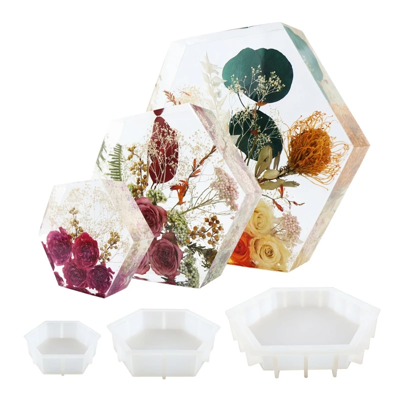 Hexagonal Resin Silicone Mould for Preserving Flowers Diy Valentine's Day Anniversary Wedding Gifts and Home Decor
Hexagonal Resin Silicone Mould for Preserving Flowers Diy Valentine's Day Anniversary Wedding Gifts and Home Decor