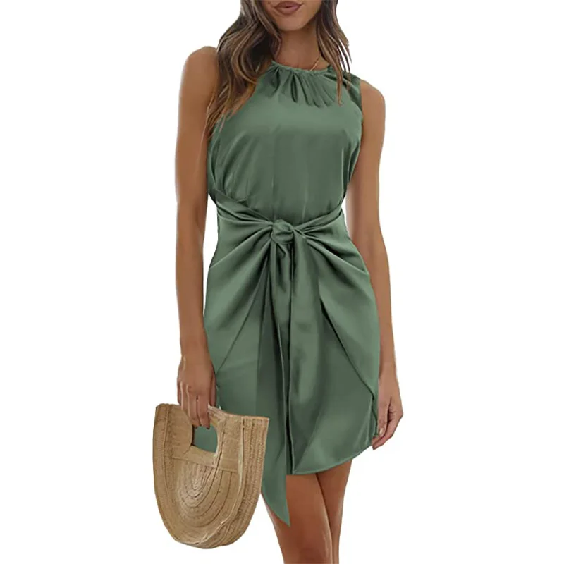 Женское банкетное платье, винтажное платье с круглым вырезом, эластичным поясом и длинным рукавом, Однотонная юбка, элегантное платье для выпускного вечера для женщин, платья 
Женское банкетное платье, винтажное платье с круглым вырезом, эластичным поясом и длинным рукавом, Однотонная юбка, элегантное платье для выпускного вечера для женщин, платья