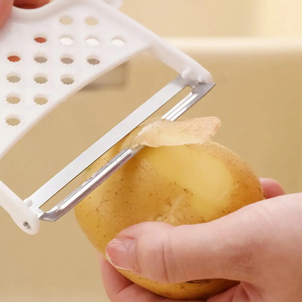 Multi-functional Peeler Plastic Kitchen Potato Apple Digging Hole Peeler Three-in-one Stainless Steel Blade Vegetable Peeler
Multi-functional Peeler Plastic Kitchen Potato Apple Digging Hole Peeler Three-in-one Stainless Steel Blade Vegetable Peeler