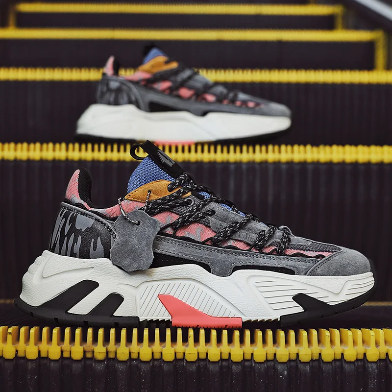 Fashion casual Shoes 2022 Increase color matching Lace-up Non-slip Sneakers Men's Shoes Wholesale
Fashion casual Shoes 2022 Increase color matching Lace-up Non-slip Sneakers Men's Shoes Wholesale