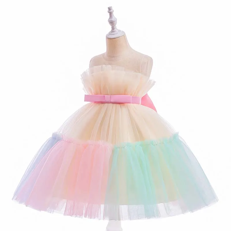 

Puffy 1st Birthday Dress for Baby Girl Toddler Clothes Princess Tutu Dresses Wedding Ball Gown Party Costumes Kids Prom Vestidos