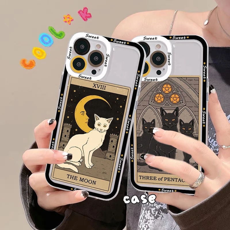 Witches moon Tarot Mystery totem cat Phone Case for iPhone 11 12 13 Mini Pro Max 14 Pro Max Case shell
Witches moon Tarot Mystery totem cat Phone Case for iPhone 11 12 13 Mini Pro Max 14 Pro Max Case shell