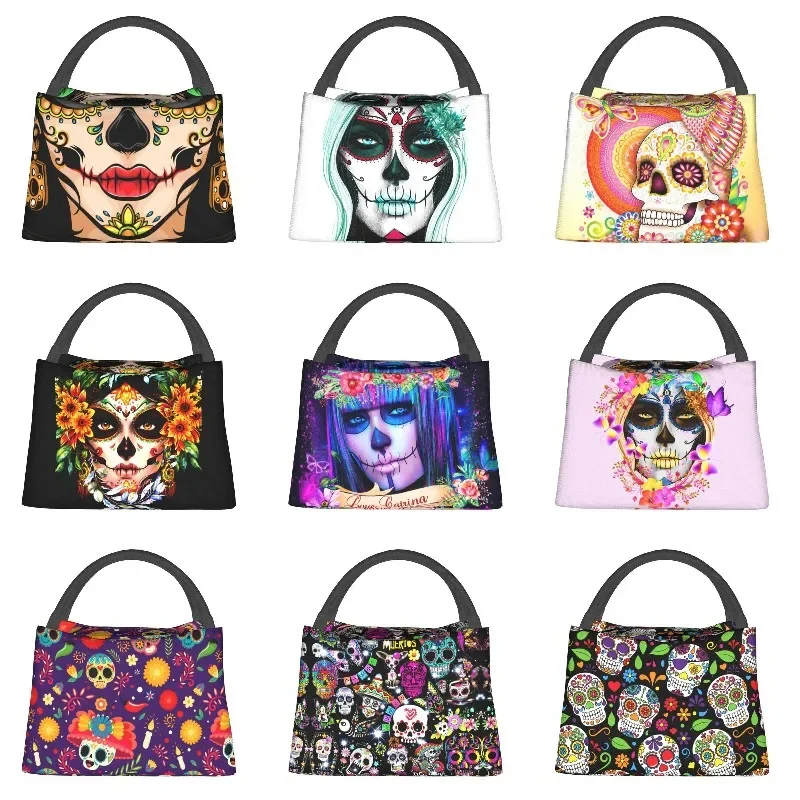 Мексиканские термоизолированные ланч-пакеты Sugar Skull, День мертвых, Портативный Ланч-контейнер для кемпинга на открытом воздухе, коробка для еды
Мексиканские термоизолированные ланч-пакеты Sugar Skull, День мертвых, Портативный Ланч-контейнер для кемпинга на открытом воздухе, коробка для еды