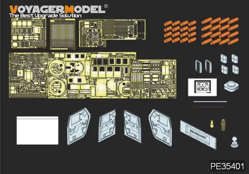 

Voyager PE35401 1/35 Modern USMC HUMVEE M1114 Frag5 w/smoke discharger (For Bronco 35080) assemble